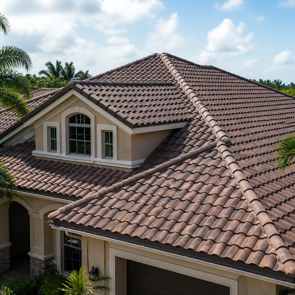 Tile roofing